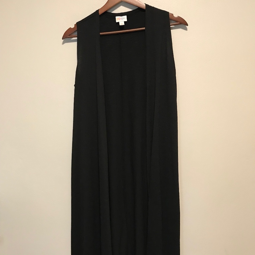 LuLaRoe Women's Duster XS Black Cardigan